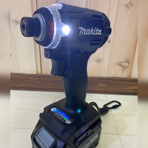 中古 マキタ　TD001G 40v  充電式 インパクトドライバ　カスタム　マットブラック