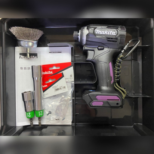 中古 マキタ　TD001G 40v  充電式 インパクトドライバ　カスタム　マットブラック