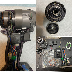 中古 マキタ　TD001G 40v  充電式 インパクトドライバ　カスタム　マットブラックの画像