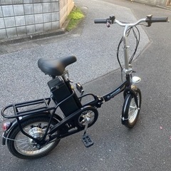折りたたみフル電動自転車 アクセル付き自転車 モペット