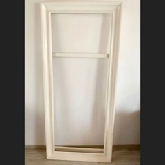 アンティーク加工されたオフホワイト大きな枠！