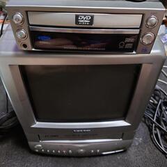 レア物　トラックで使用していたブラウン管テレビデオとDVDデッキ...