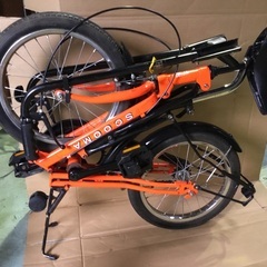 美品 SCOOMA スクーマ 折りたたみ自転車 16インチ 緑 レトロ Yahoo!オークション - SCOOMA スクーマ 折りたたみ自転車 16