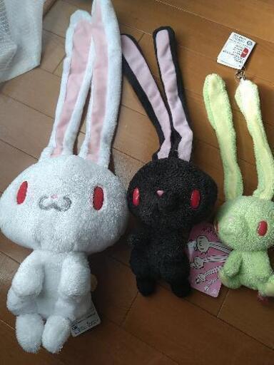汎用うさぎ(ぬいぐるみ3体セット)