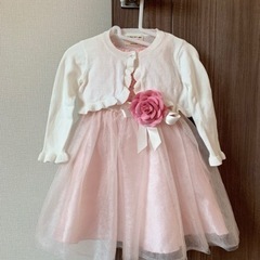 キッズ　ドレス　女の子　結婚式　80  90の画像