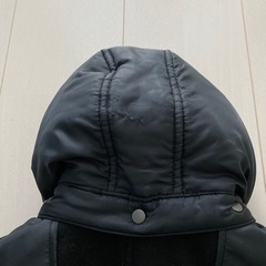 《コンビミニ》ベビー　男の子　アウター　ピーコート　中綿入り　コート　黒　80の画像