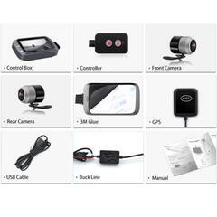 バイクドライブレコーダーGPS　WiFi　64G TF Card付きの画像