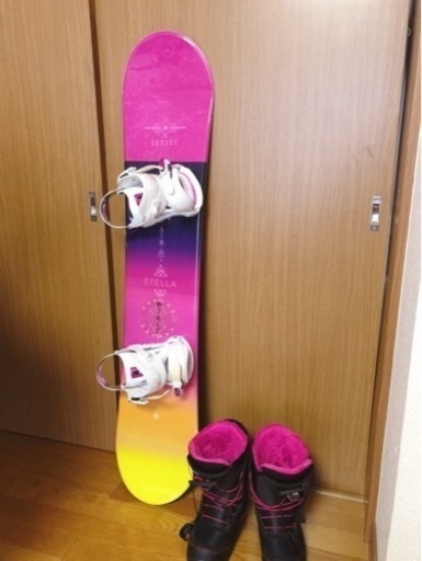 【受け渡し決定】スノーボード 3点セット