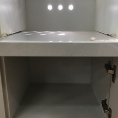【トレファク神戸新長田】ユーアイの2枚扉ホワイト×グレーのレンジボードです！！！【取りに来れる方限定】の画像