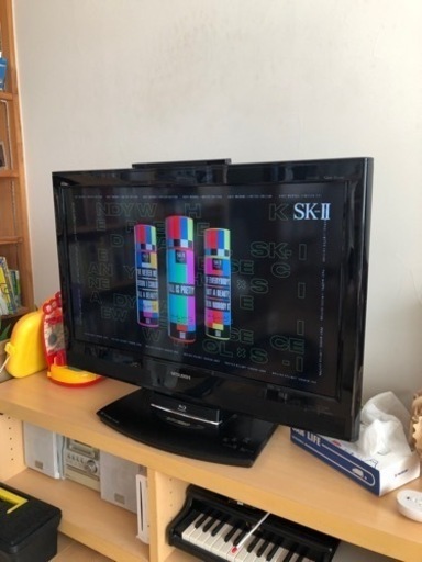 三菱REAL ブルーレイ\u0026HDD100GB内蔵　液晶テレビ