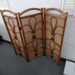 藤のついたて　