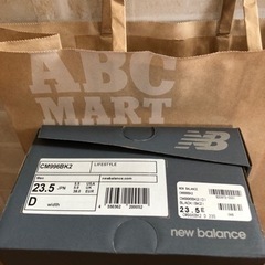 new balance CM996 23.5黒の画像