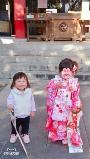 七五三　被布　3歳　女の子