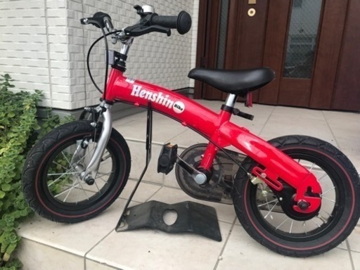 へんしんバイク赤12インチ