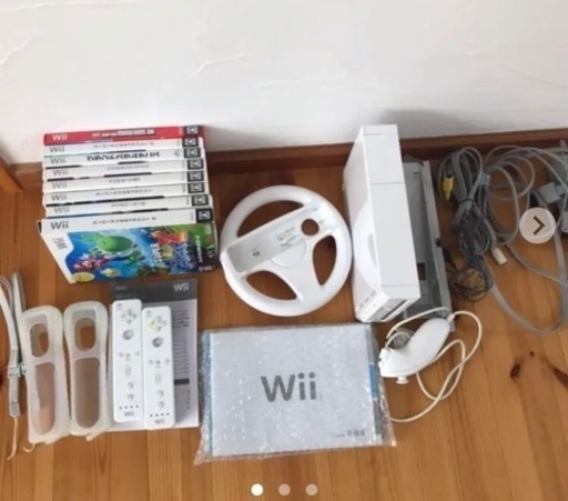 写真に写ってないですが、Wiiフィットバランスボードも