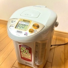 【動作確認済み】★象印ZOJIRUSHI★ 電気ポット 5.0L...