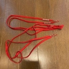 限定品？ NIKE 靴紐 赤 レッド　120
