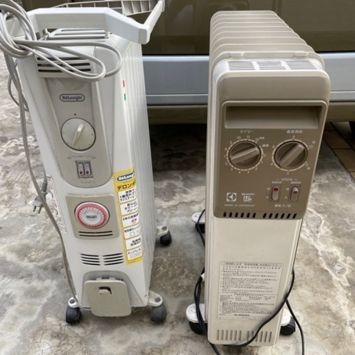 オイルヒーター2台