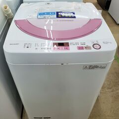 SHARP　全自動洗濯機　ES-GE6A-P　2016年製　6㎏【トレファク上福岡】