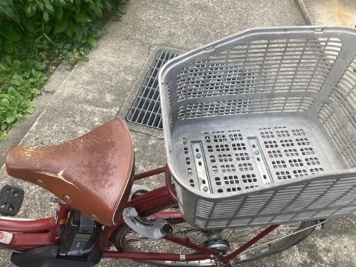 ブリヂストン　電動自転車　中古　動作確認済み　かご付き