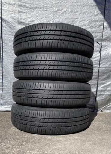 【「商談中」中古】ノーマルタイヤホイール付き4本セット〔155/65R14〕