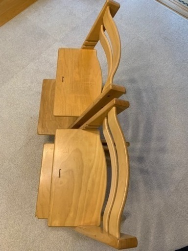 STOKKE ストッケ トリップトラップ チェアー　2台セット①+②