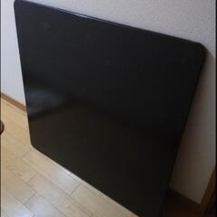 引取限定　正方形座卓（元こたつ）黒