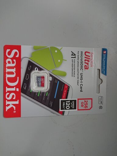 microSDカード 256GB SanDisk 未開封新品で3250円