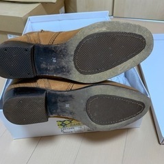 値下げ　あしながおじさんブーツ　本皮　サイズ38の画像