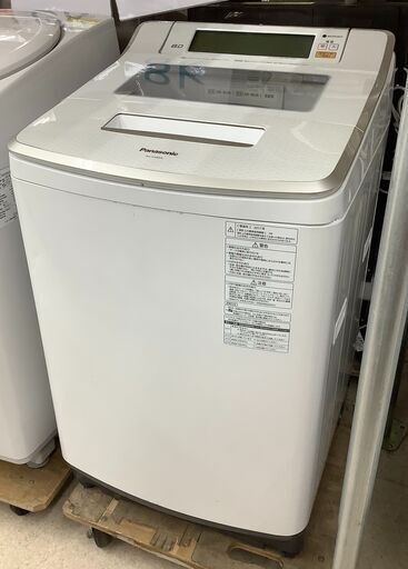 Panasonic/パナソニック 8kg 洗濯機 NA-JFA802S 2017年製【ユーズドユーズ名古屋天白店】 J1175