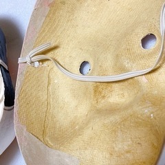 お取引中です。和紙手作りお面　ひょっとこ&おかめ夫婦セットの画像