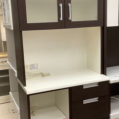 NITORI/ニトリ レンジボード 食器棚 ハイタイプ DAHLIA-80KB-DBR WH