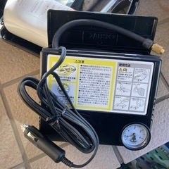 パンク修理　エアコンプレッサー