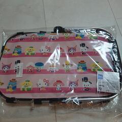 サンリオ   😼🐧🐶キャラクターズ  バスケット🧺ピンクの画像