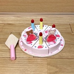 リラックマ 木製おままごとケーキ マザーガーデン風