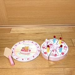 リラックマ 木製おままごとケーキ マザーガーデン風の画像