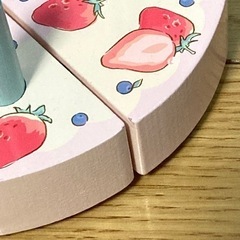 リラックマ 木製おままごとケーキ マザーガーデン風の画像