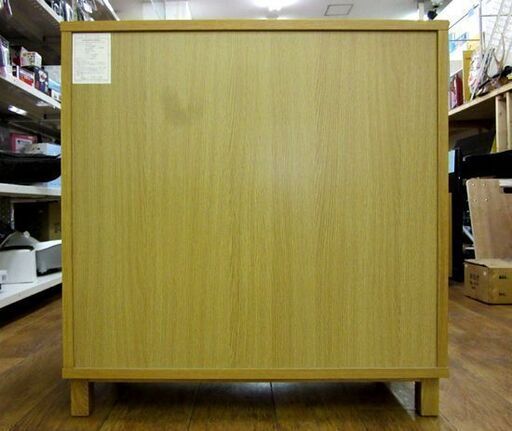 無印 食器棚 幅80cm キャビネット ナチュラル 無印良品 天然木 観音扉 キッチン収納 家具 ガラス 札幌市 厚別店