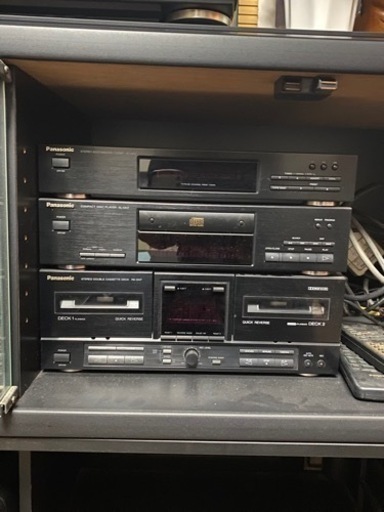 Panasonic コンポ（CD、カセット、レコード）