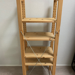 IKEA イケア ウッド オープンシェルフの画像
