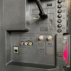 【美品】シャープアクオス2019年モデル40型液晶テレビフルハイビジョン外付けHDD対応 裏番組録画可能の画像