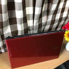 Ａランク美麗品！Ｗｅｂカメラ内蔵・ＮＥＣ超高速ｉ５第四/新品SSD240GB/クリスタルレッドWin10 64bit/Office2019付/15.6ｲﾝﾁ/メモリ８GＢ/無線/DVD・ＣＤ再生ソフト付　No.2111002の画像