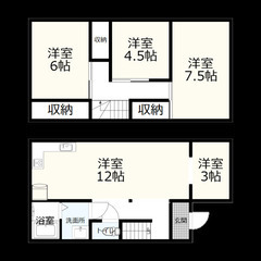 富士市岩本74平米４LDK。ペット可。（大型犬、多頭飼い可）DIY可。外国籍、生活保護の方もOK。社員寮にも。 - 不動産