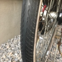 子供乗せ自転車　ブリジストン　赤の画像