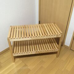 IKEA 木製ベンチ MOLGER モルゲル
