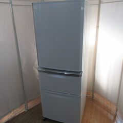 JKN3294/1ヶ月保証/冷蔵庫/3ドア/大型/右開き/ホワイト/自動製氷/コンパクト/三菱/MITSUBISHI/MR-C34Y/良品/美品/中古品/