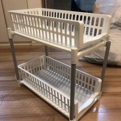 【受け渡し予定者決定済】2段の収納グッズ
