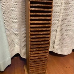 木のCDラック　アジアン雑貨アンティーク雑貨