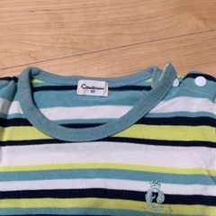 【80㎝】pingu ピングーいつでもセット　combi miniコンビミニ半袖付の画像