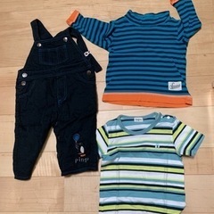 【80㎝】pingu ピングーいつでもセット　combi miniコンビミニ半袖付の画像